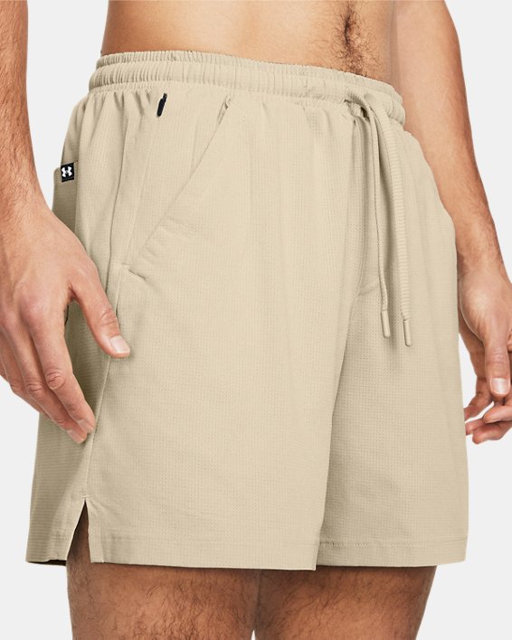 Men's UA Icon Vented Volley Shorts in Brown image number 4